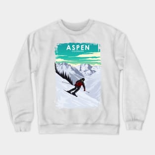 Aspen Colorado Ski Resort Crewneck Sweatshirt